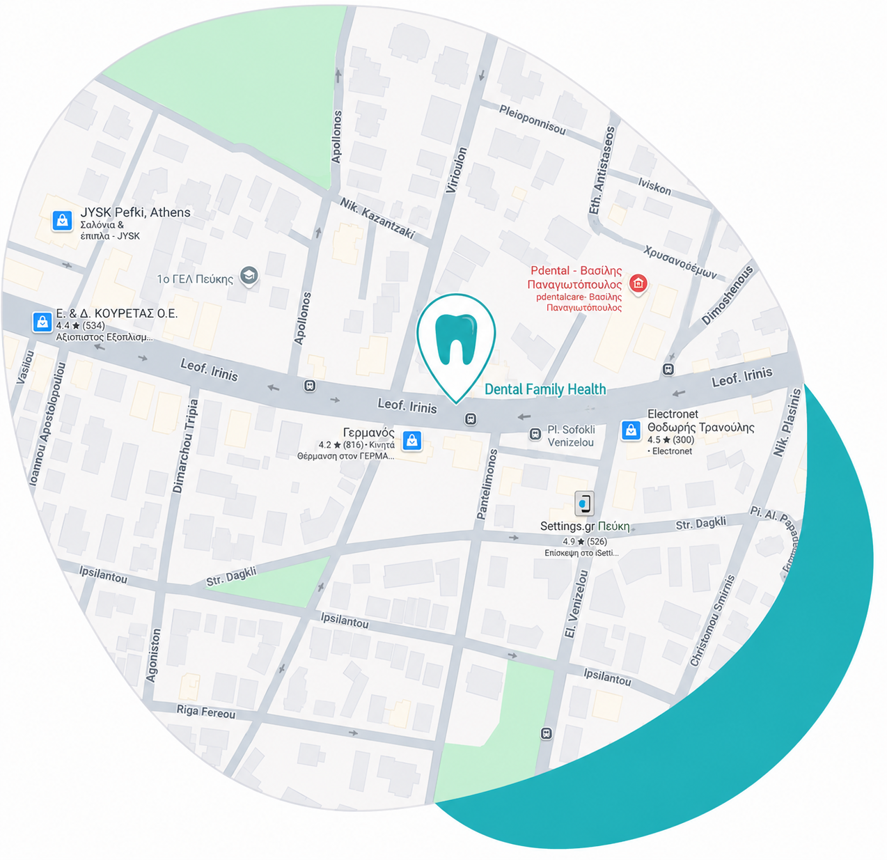 Dental Family Health Google Map Image Dental Family Health Google Map Image